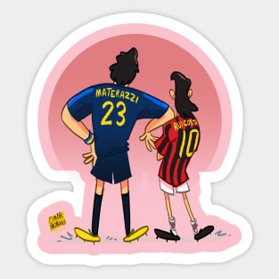 Marco Materazzi and Rui Costa Sticker